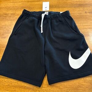 Nike Fleece Men's Training Shorts Black Small BV2721 010 At Knee New With Tags